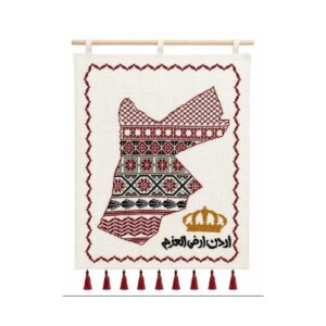 معلقة حائط خريطة الأردن