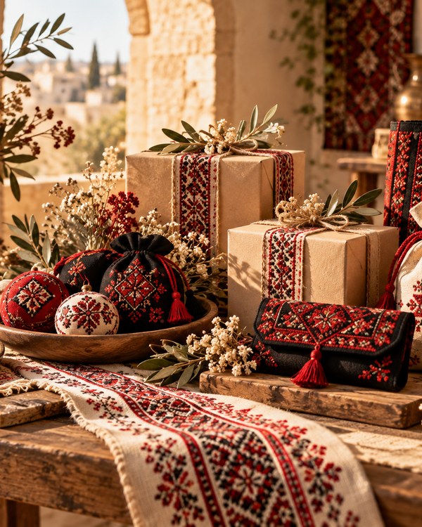هدايا مطرزة يدويًا من تصاميم يارا